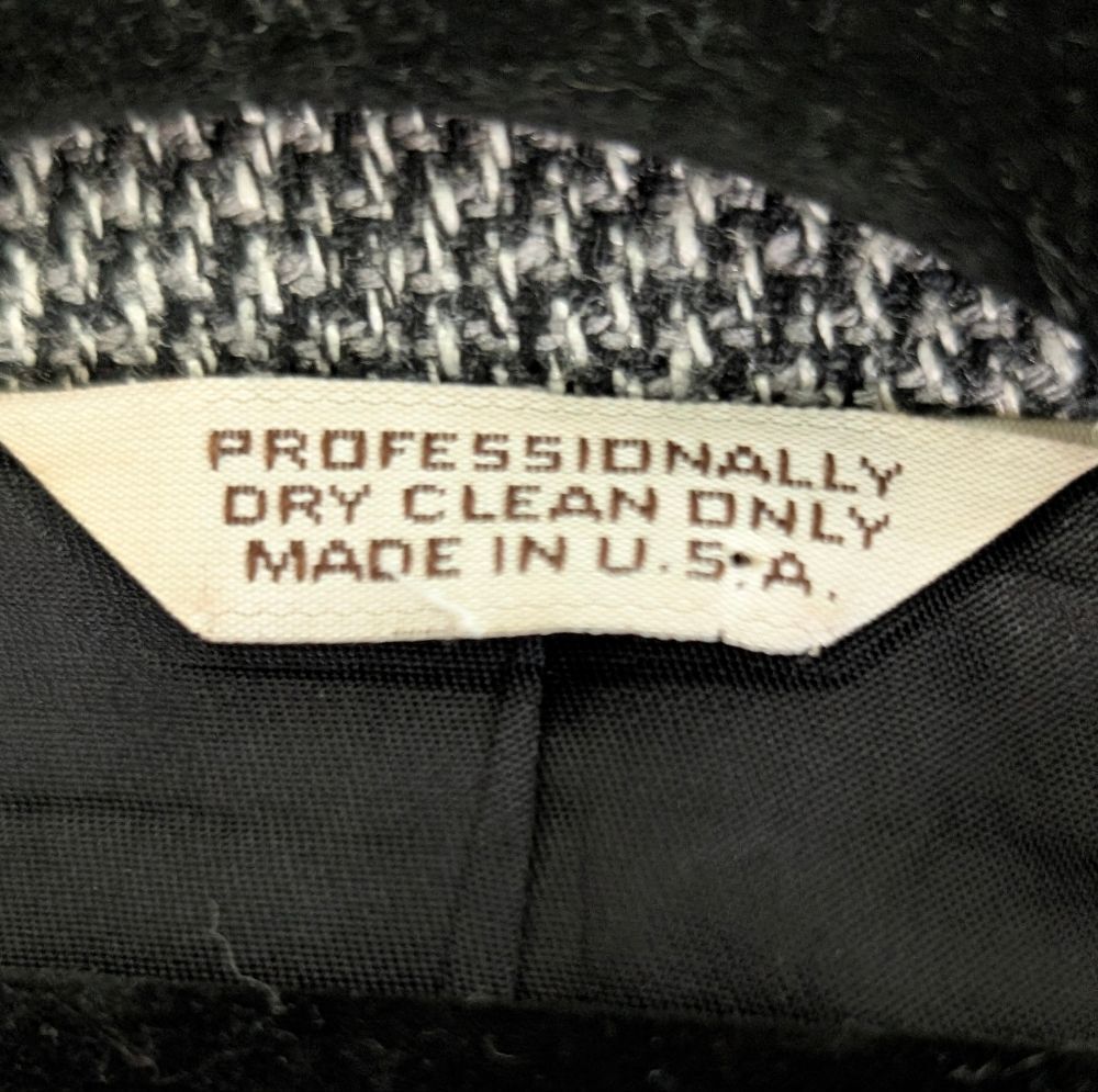 Vintage 80s Hunt Valley Wool Sport Coat 42R Gray Tweed Professor Academic - Picture 7 of 15